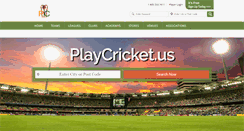 Desktop Screenshot of playcricket.us