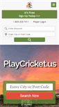 Mobile Screenshot of playcricket.us